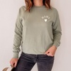 Mama Heart - Longsleeve - Seafoam