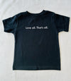 LOVE ALL - Kids - Black